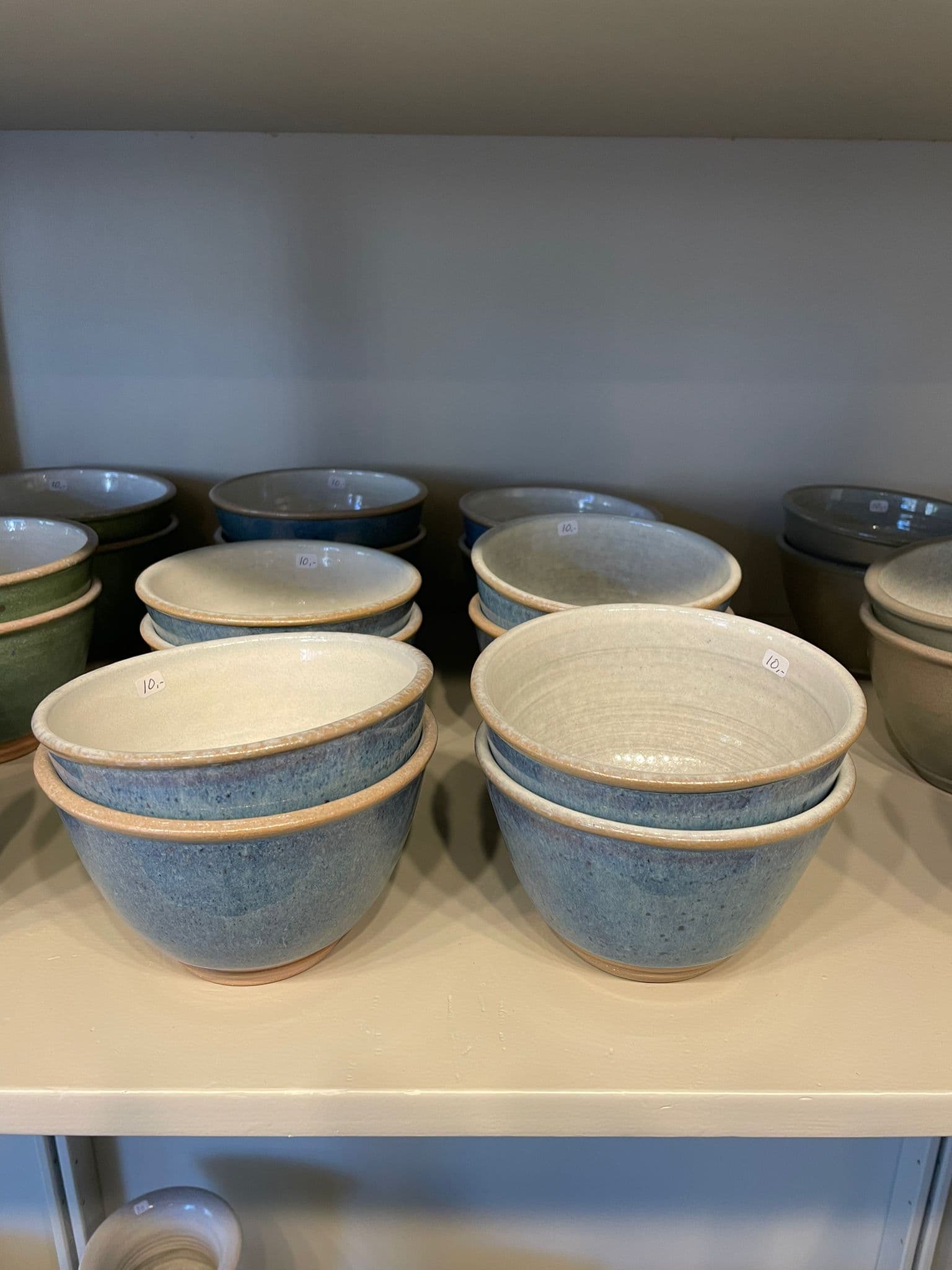 Handgemaakte keramiek - bowl blue