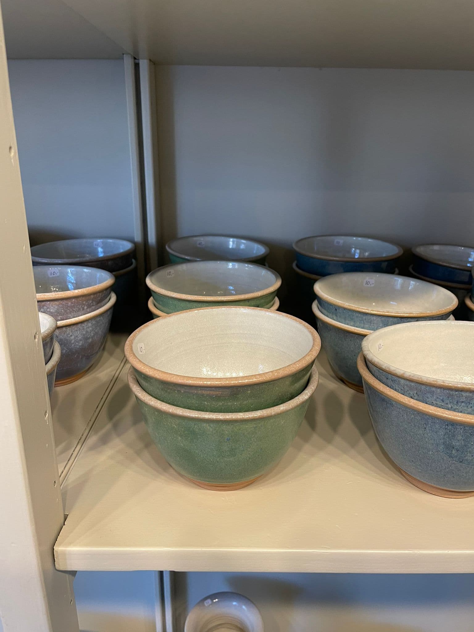 Handgemaakte keramiek - bowl green